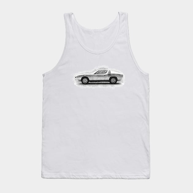 1970 Alfa Romeo Montreal Tank Top by TortillaChief